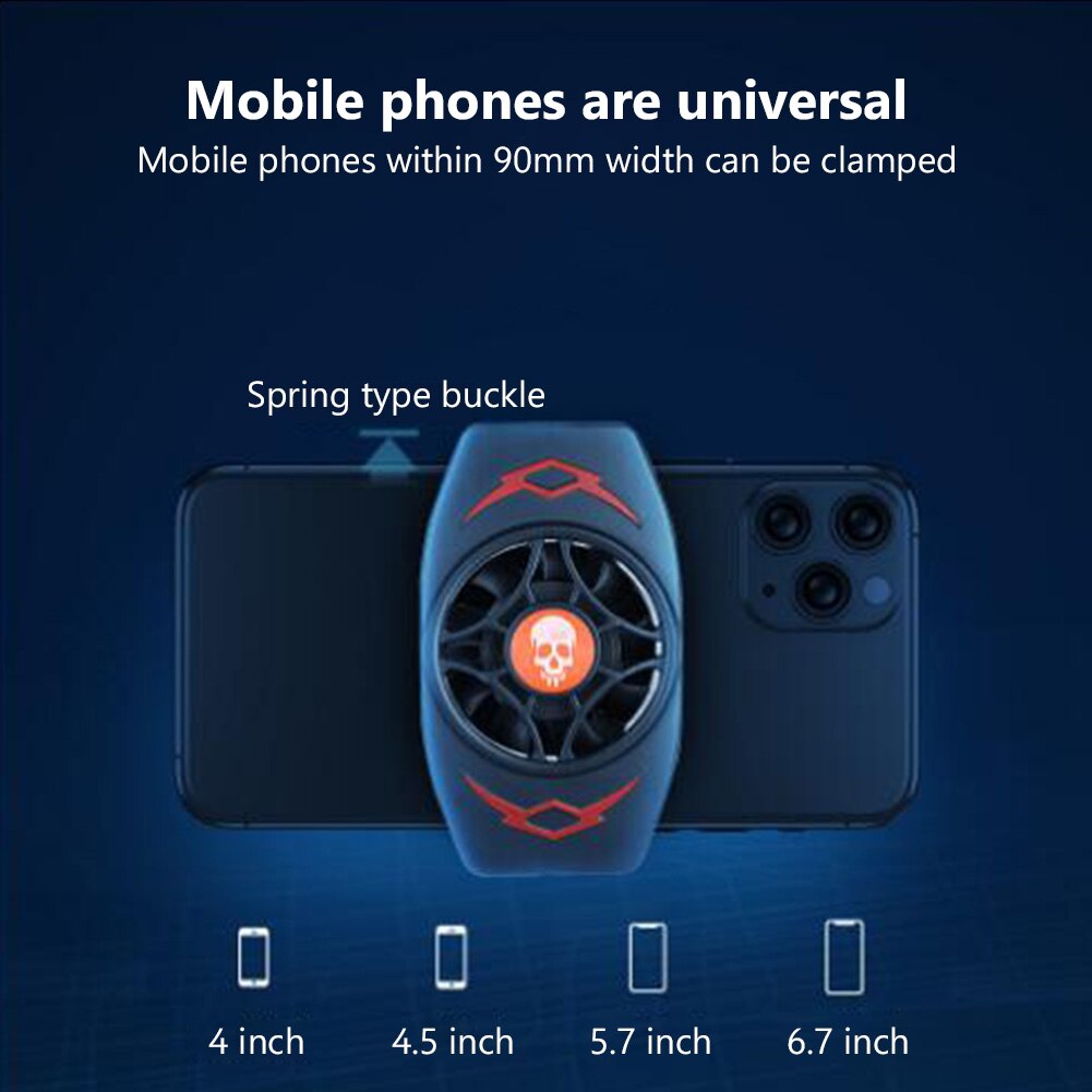 Universelles  x13- in-1-handy-spielkühlsystem mit lüfter, gamepad-halterung, ständer und kühler für iphone, xiaomi, huawei und samsung