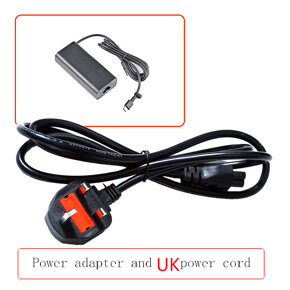 65W USB-C Type-C 20V 3.25A AC Power Adapter Laptop Charger For DELL XPS12 XPS13 9350 9250 9360 7370 HA65NM170 LA65NM170: Yellow