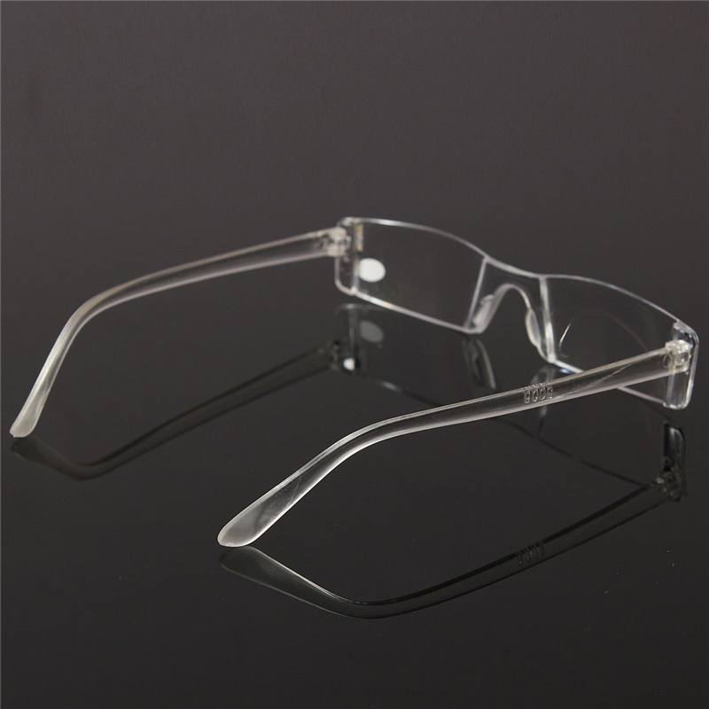 Lesov gennemsigtig kantløse læsebriller harpiks klar linse kvinder mænd bærbar penrør presbyopi briller  +1.0...+4.0 briller