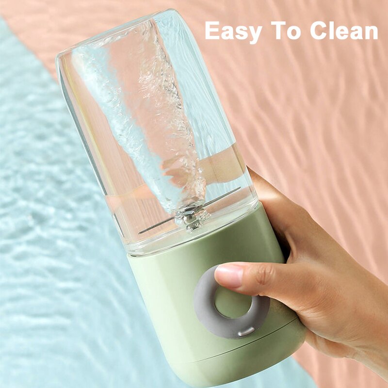 500ml podręczna sokowirówka mikser Machin miksery żywności mini przenośny mikser ręczny przetwórców żywności dla Veget owoce 6 nóż elektryczne sokowirówki