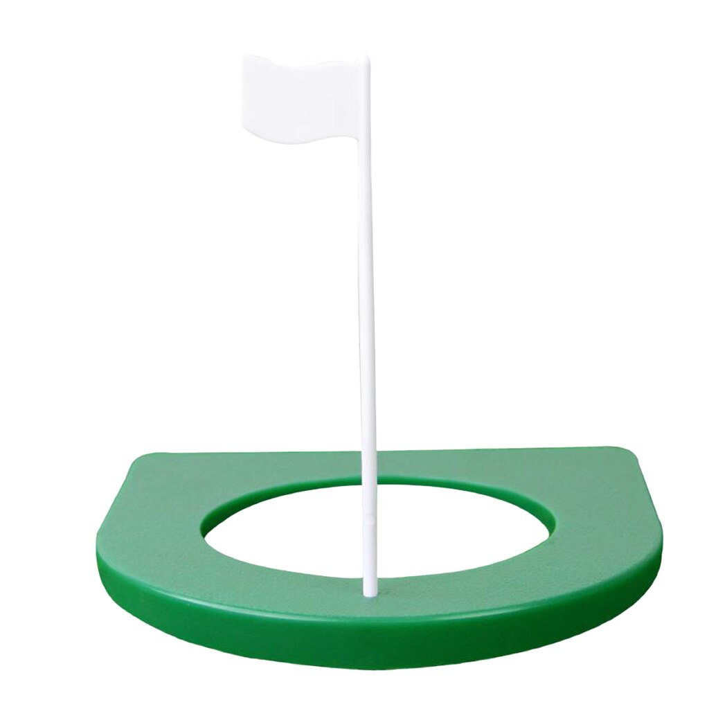 Indoor Outdoor Golf Putting Practice Cup Training Hole with Flag Golfer