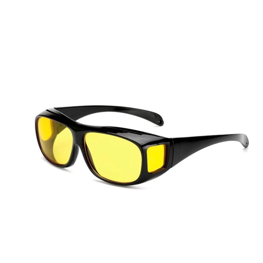 Lunettes de soleil pour conducteur lunettes de Vision nocturne multi-fonction bouclier de travail protection pare-vent et étanche au sable lunettes de soleil pour conducteur équitation: Yellow