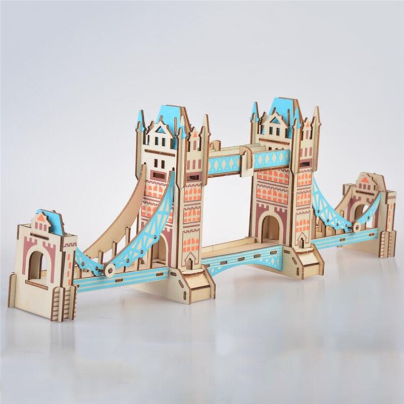 Puzzles en bois 3D Puzzle caméra pont modèle Puzzle jouet éducatif Puzzle assemblage Puzzle pour enfant enfant d'anniversaire