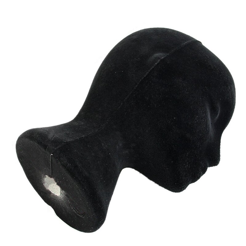 Mannequin femme en mousse de styromousse tête Mannequin modèle perruques lunettes présentoir noir
