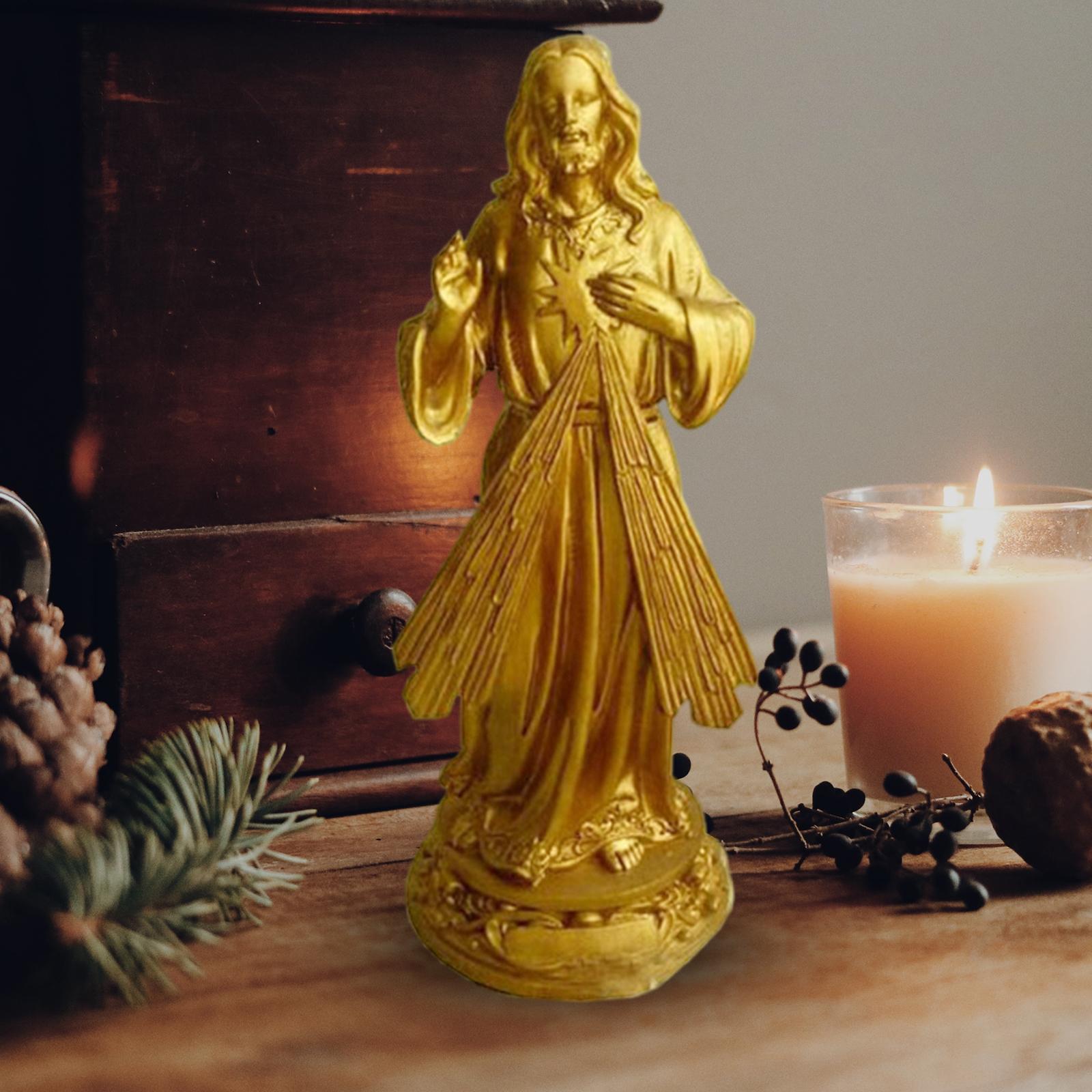 Divine Mercy Figure Collection Renaissance Collection Sculpture for Office Church Desktop