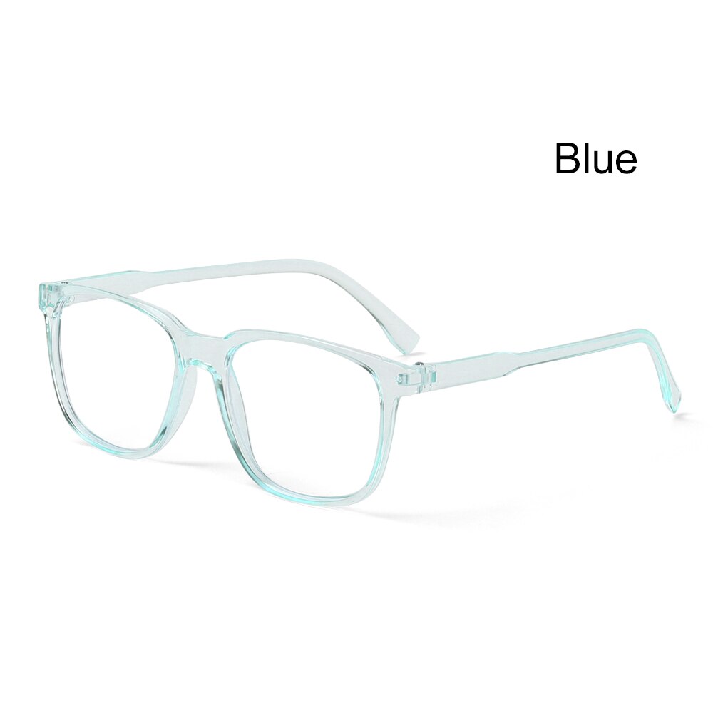 1 pc unisex brillen flexibele ultralichte blauwlicht blokkerende bril stralingsbeschermende computerbril auto fietsbril: Type 1- blauw
