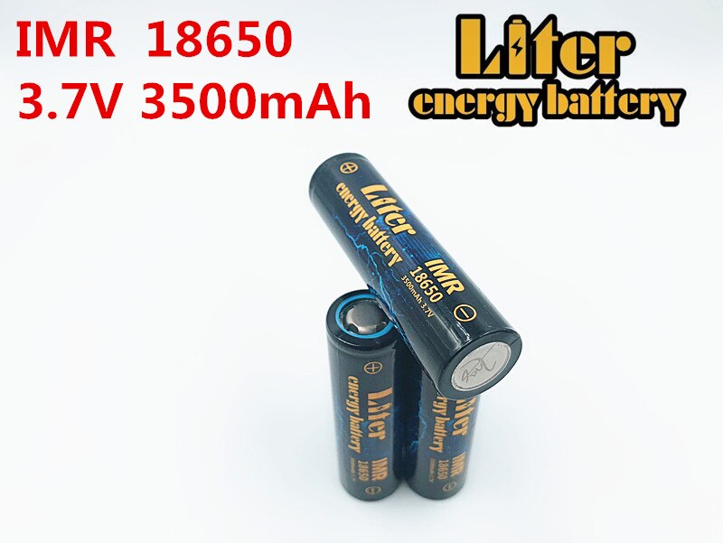 Liter energy battery 4PCS IMR18650 3.7V 4.8A 3500MAH 18650 Li-ion rechargeable battery for tablet pc 7-9 inch