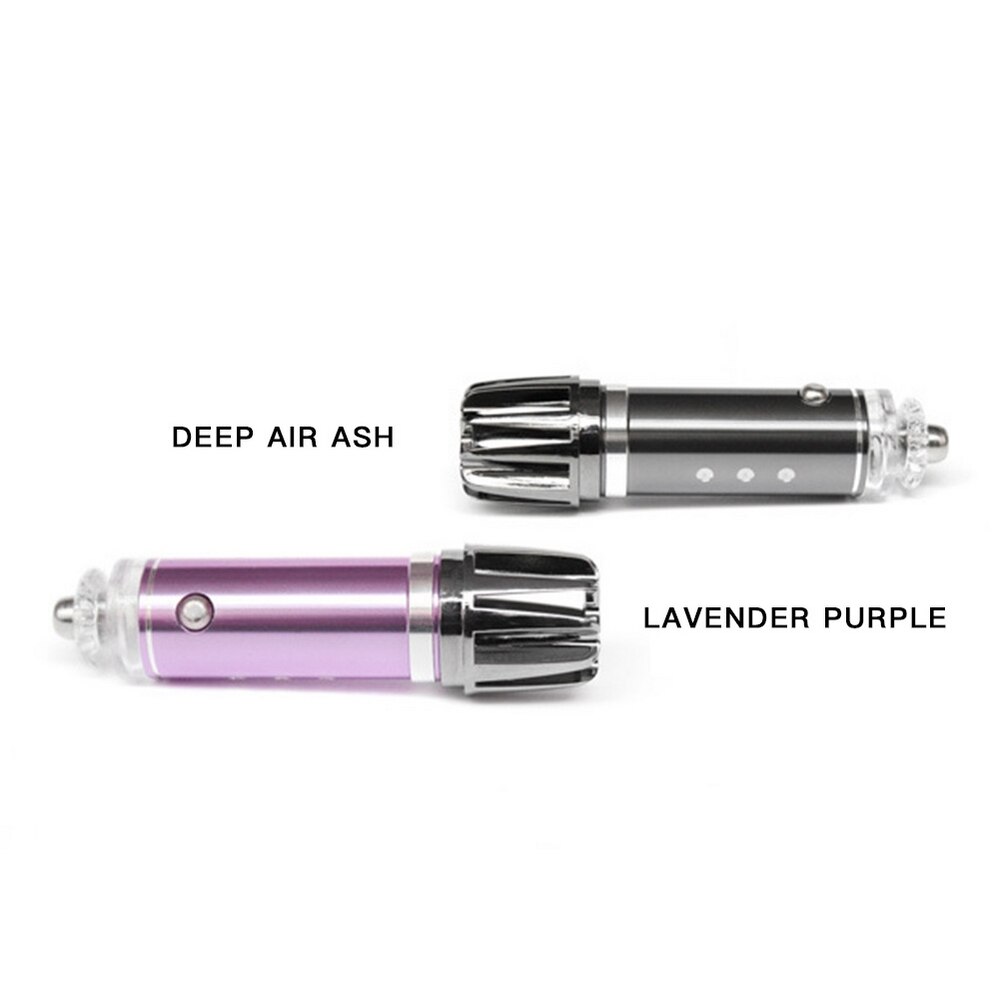12V 6 Colors Convenient Mini Car Air Negative Ionic Purifier Freshener Oxygen Bar Ozone Ionizer Cleaner Vehicle Air Cleaner