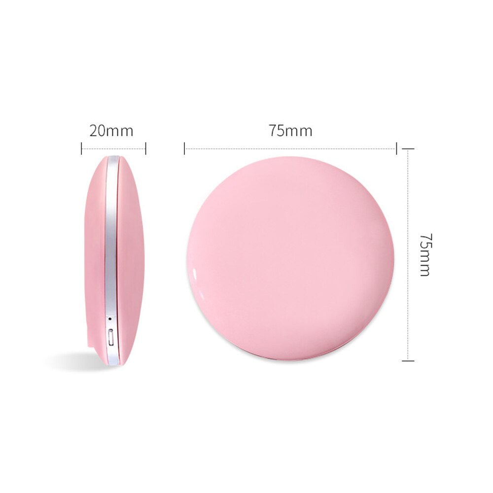 Magnifying Lighted Makeup Mirror Light Mini Round Portable Led Make Up Mirror Sensing Usb Chargeable Makeup Mirror