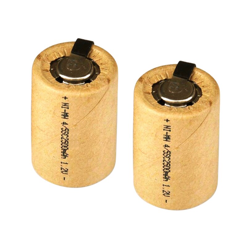 4/5SC 1,2 V 2500mAh Ni-Mh SC Batterie Zelle für DIY Energie Werkzeuge Batterie Elektronische Spielzeug NIMH batterie mit schweißen Registerkarten