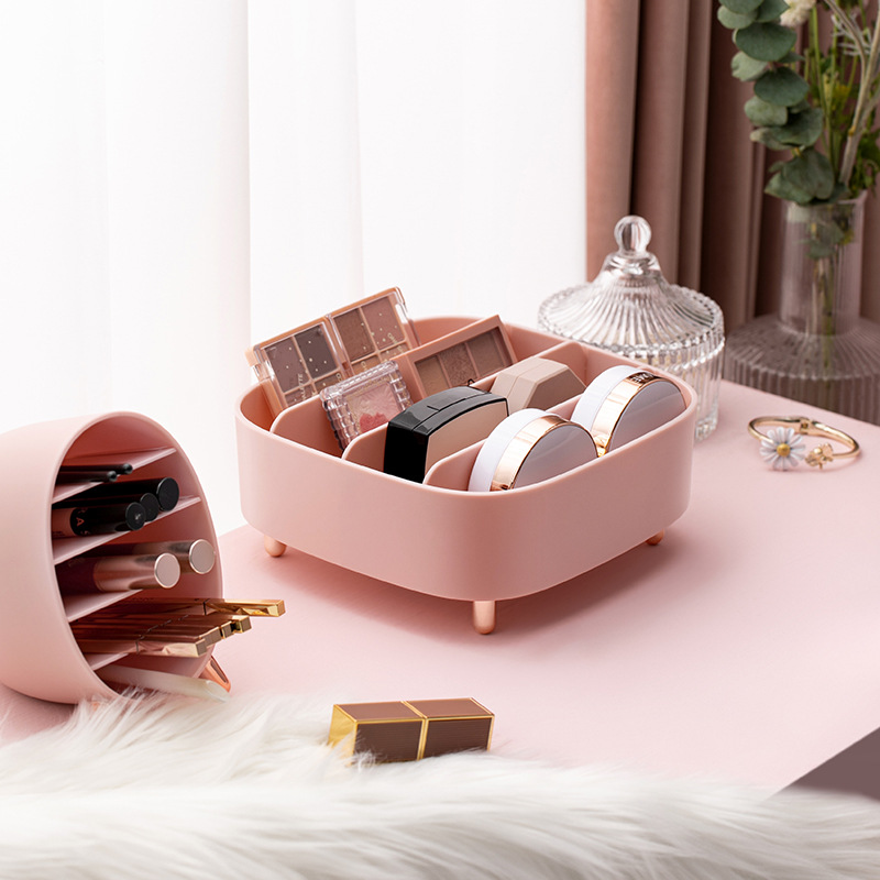Makeup Organizer Adjustable Storage Box For Eyebrow Pencil Lipstick Eyeliner Storage Box Display Stand Holder