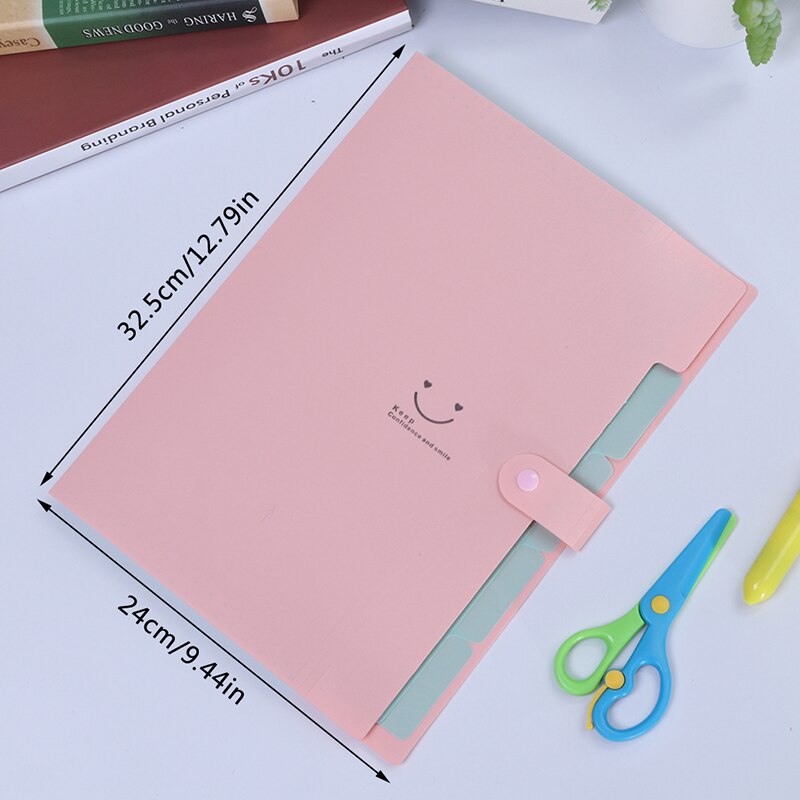 1pc Folder A4 File Document Bag Pouch Bill Folder Holder Organizer Office Supplies document organizer Binder Carpetas