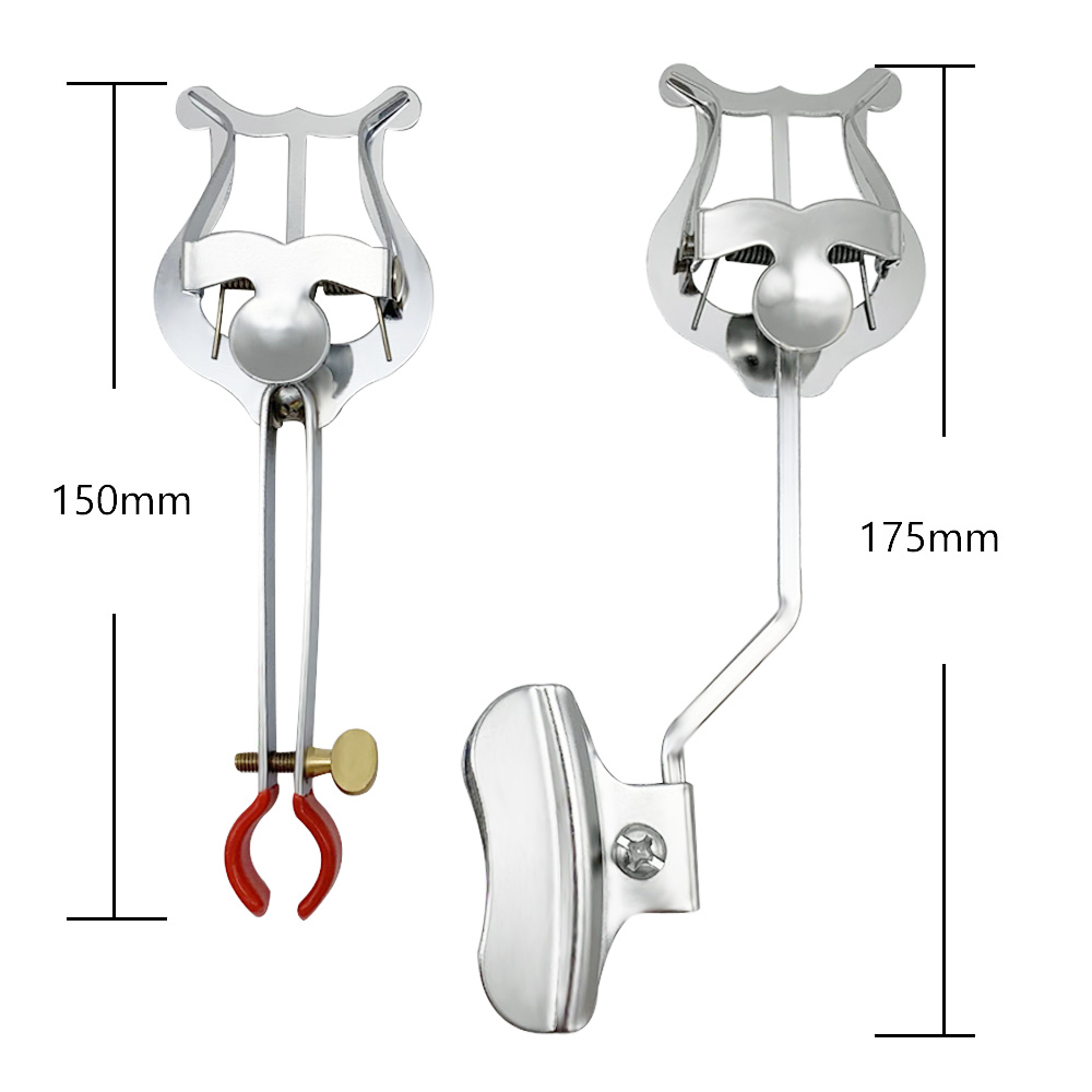 Trompette de poche à Clip, support de musique, feuille à Clip, support à Clip en acier inoxydable nickelé