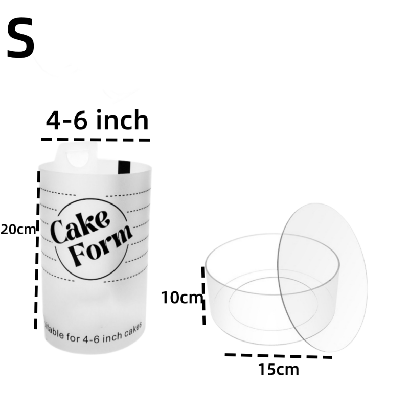 Einstellbare Runde Kuchen Ring bilden Versenkbare Fondant Werkzeuge Mousse Kuchen Ring Acryl Kreis Backen Ring Kuchen Werkzeuge: Rosa
