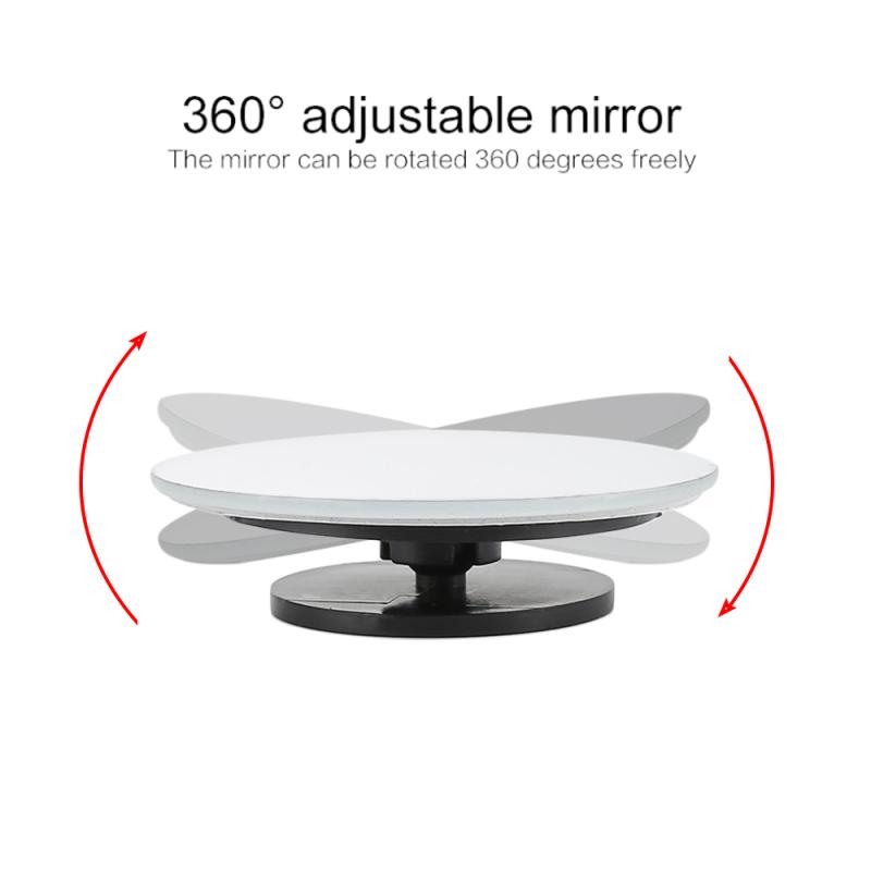 Car 360 Degree Framless Blind Spot Mirror Wide Angle Round Convex Mirror Small Round Side Blindspot Rearview Parking Mirror