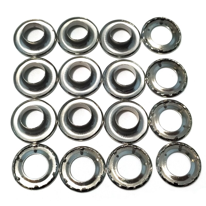10pcs Rain Cloth Canopy Ring Rivets Stainless Steel Car Truck Canvas Eyelet Button Rivets