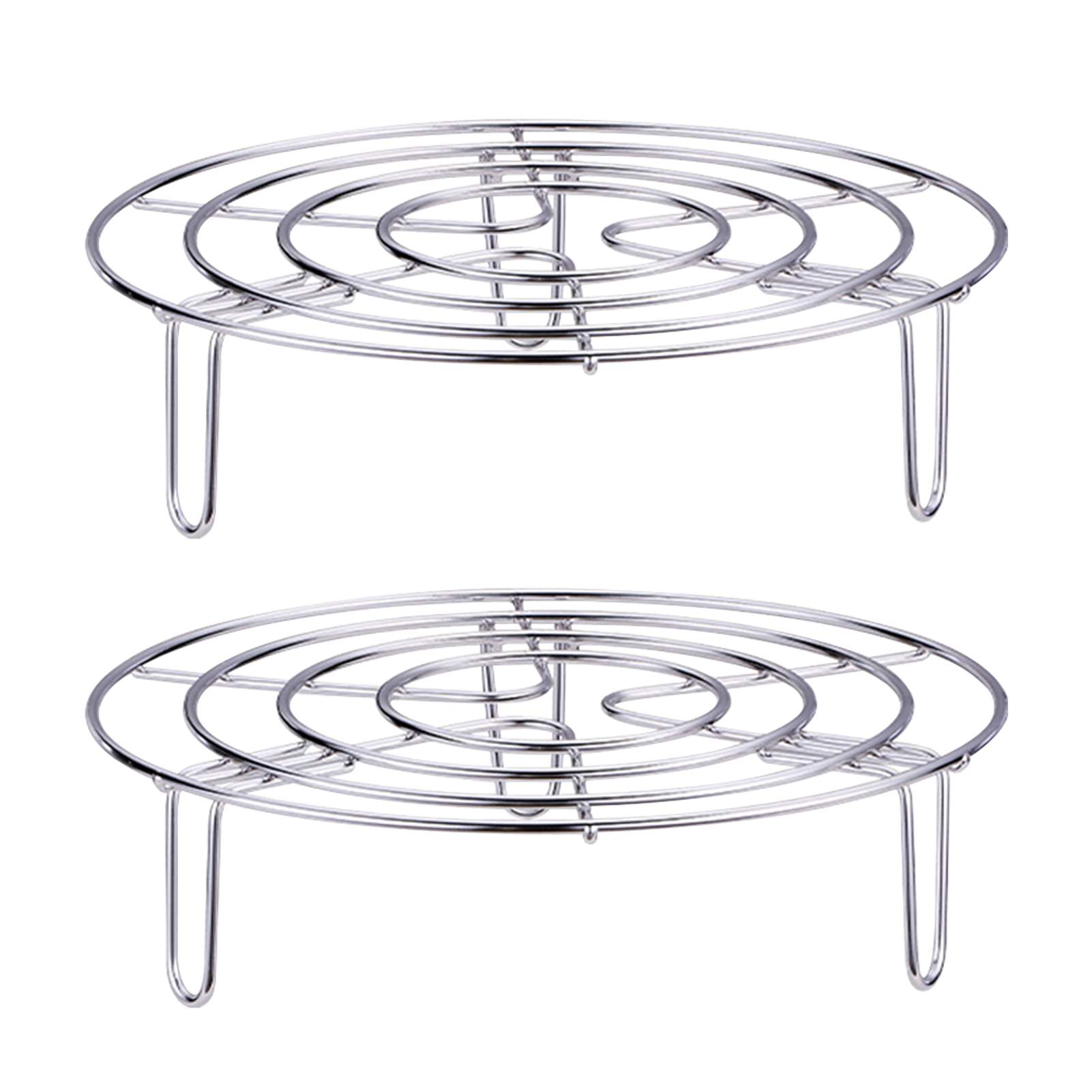 Support rond en acier inoxydable pour cuisson à la... – Grandado, image size:1601x1601