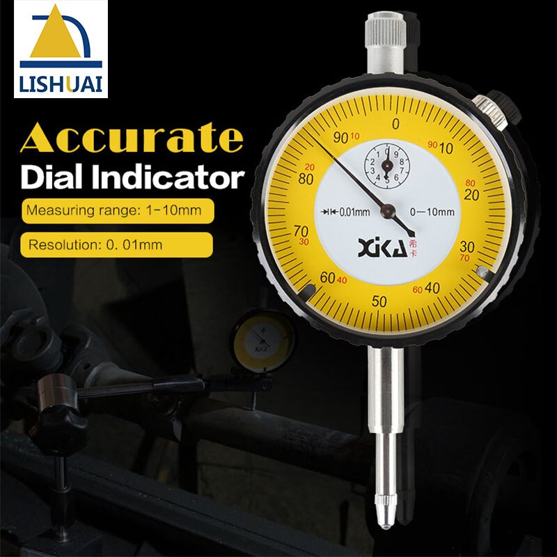 0-10mm Metric Dial Indicator 0.01mm Accurate Micrometer Vertical Dial Gauge Tools