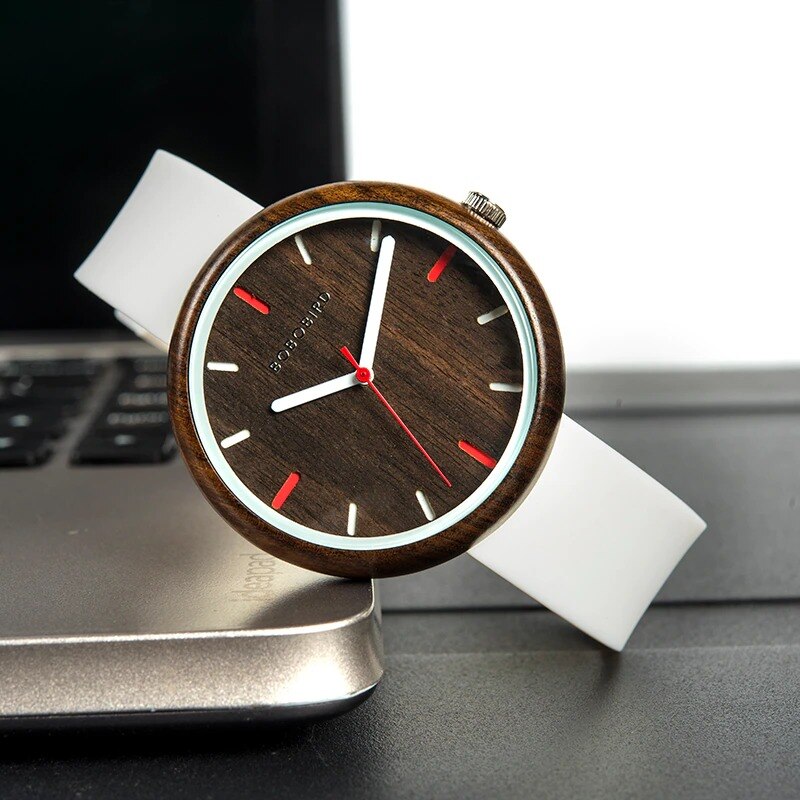 Bobo Vogel Mode Vrouwen Horloges 2022 Romantische Ronde Dames Quartz Jurk Horloge Kleurrijke Siliconen Dames Horloges Dro