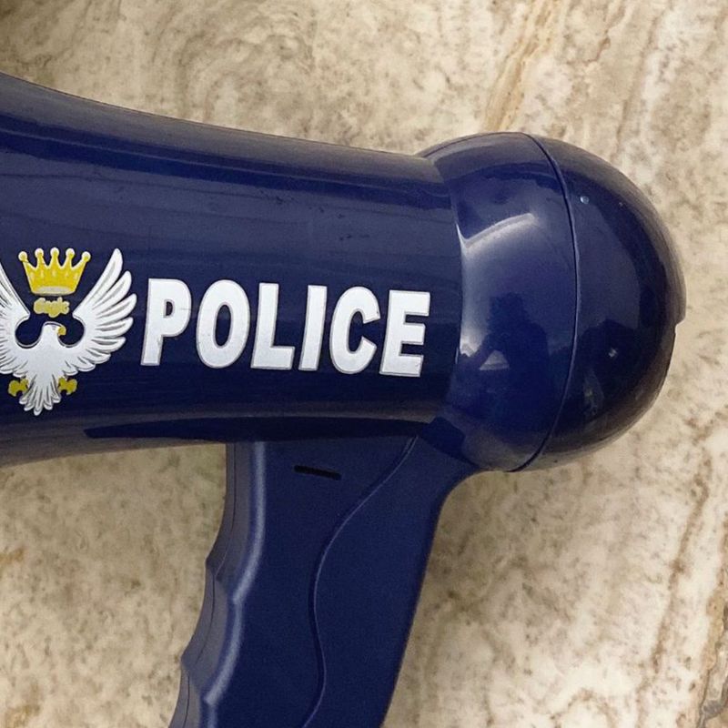 Megafoon voor kinderen nep politie rekwisieten voor kinderen politie sirene speelgoed