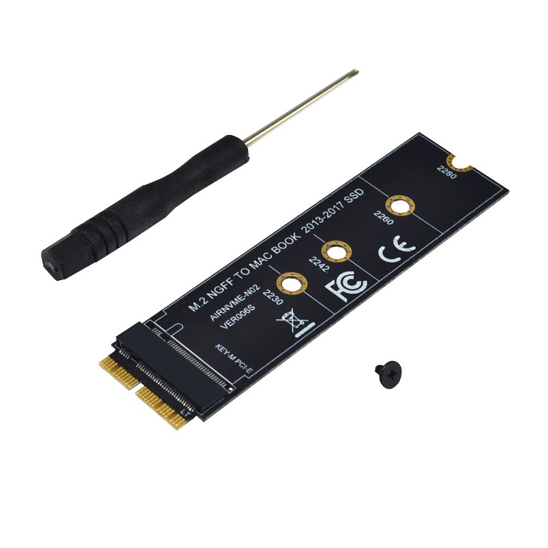Ssd Adapter Connectors M2 To Ssd For Air M.2 M Key Pcie X4 Ngff To Ssd For Apple Laptop
