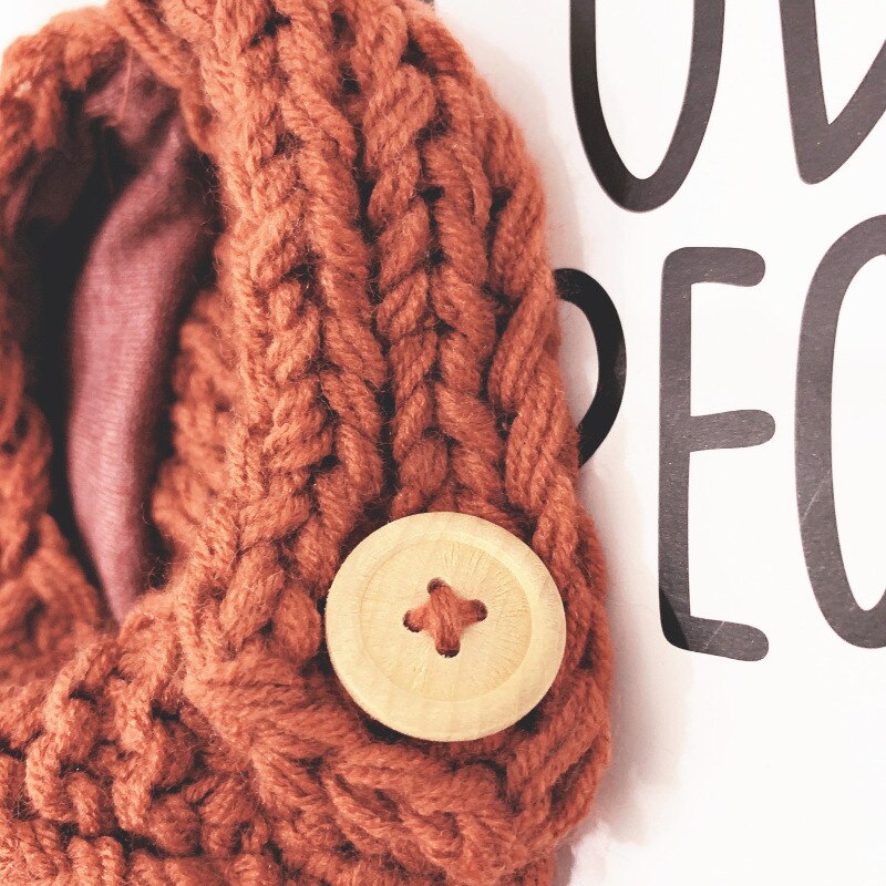 estilo niños sombrero de lana pequeña bola niños gorros tejidos 5 colores niña invierno accesorios gancho flor bebés todo fósforo Cap