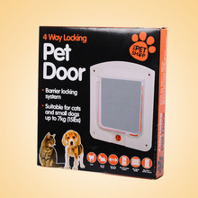Huisdier Deur Openingen Indoor/Outdoor Honden/Katten Voor Huisdieren Veilig Wit/Koffie PP Plastic