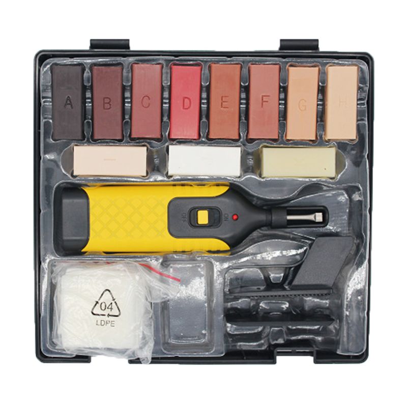 Laminaat Repareren Kit Wax Systeem Floor Werkblad Stevige Behuizing Chips Krassen