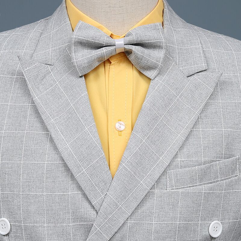 Men Fashionable 2 Sets Stage Singer Suits Wedding Groom Jacket Pants 2pcs Costume Homme Mariage Di Usura Dello Sposo