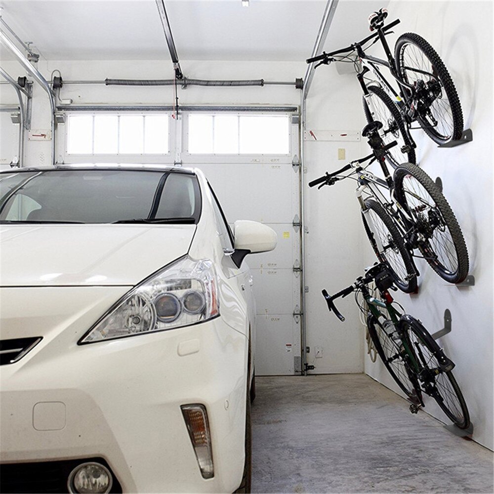 Mtb cykel stålstativ pedal vægmonteret stativ bøjlekrog tunge cykelbøjle parkeringsreoler cykeltilbehørssæt