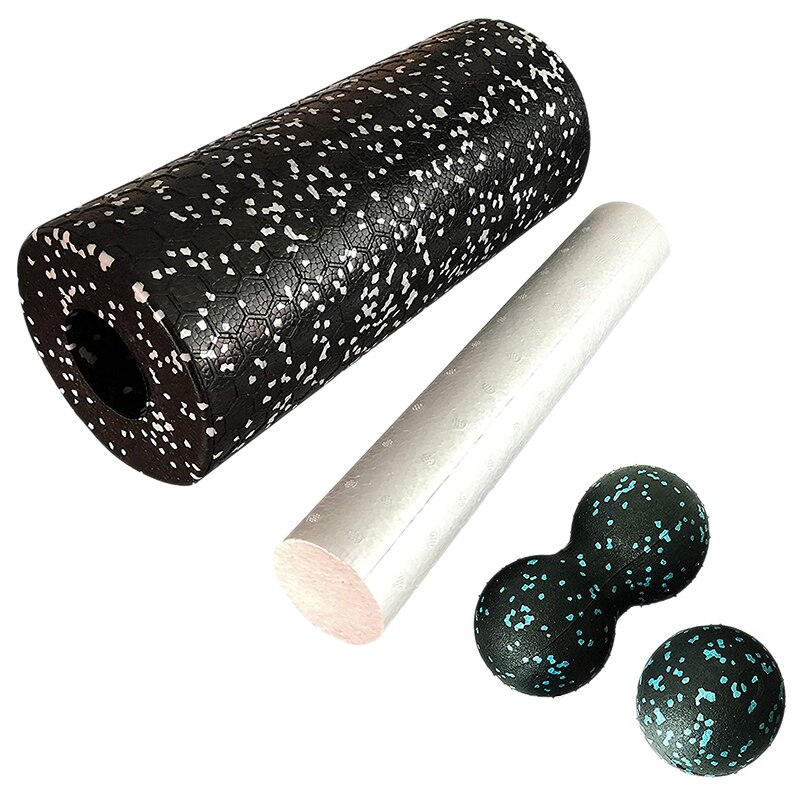 Trigger point foam roller sæt høj densitet massage rulle peanut kugle til nakke ryg muskler dyb væv massage