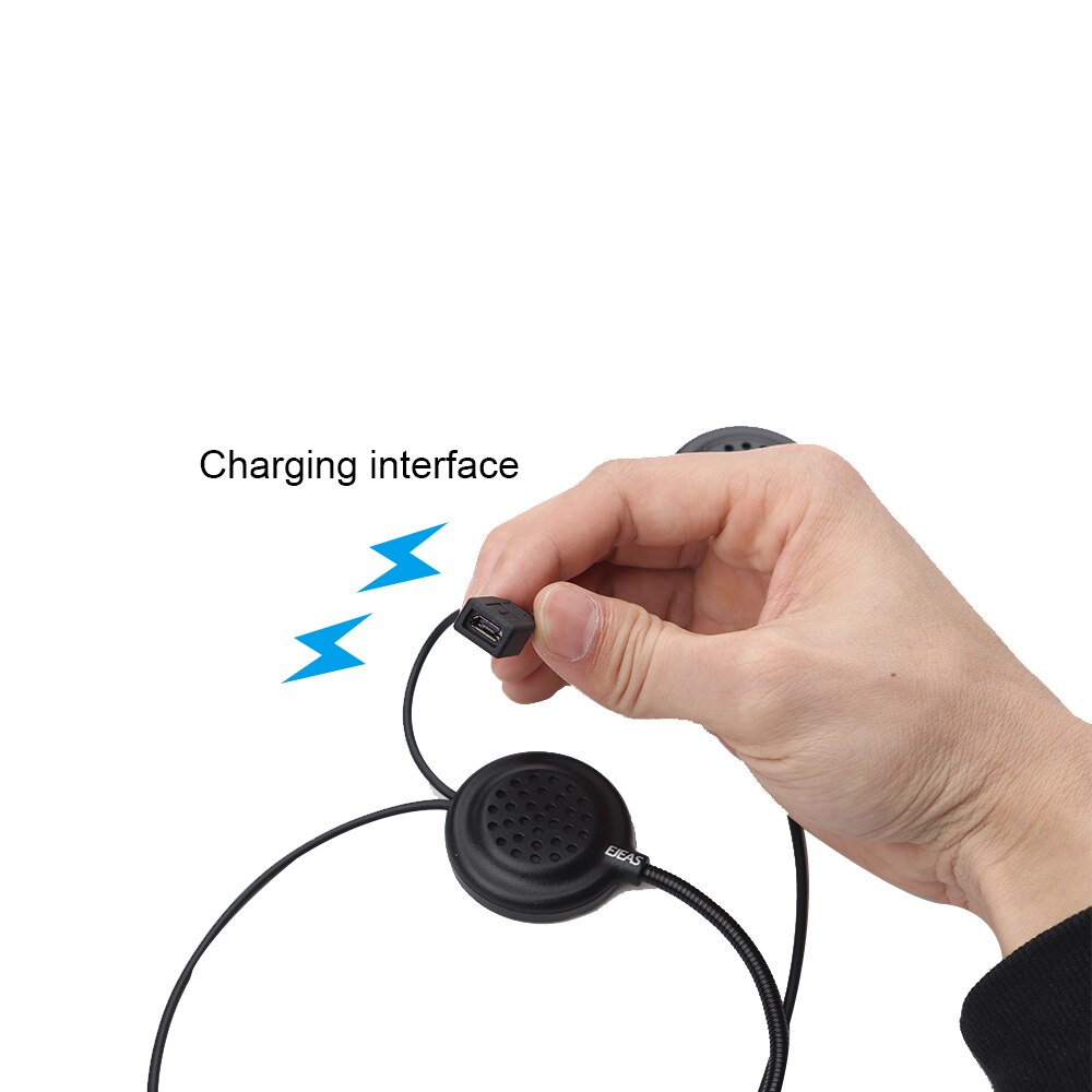 Ejeas intercomunicadores de casco moto hjelm bluetooth headset motorcykel samtaleanlæg 2 ryttere hjelm bluetooth motorcykel headset