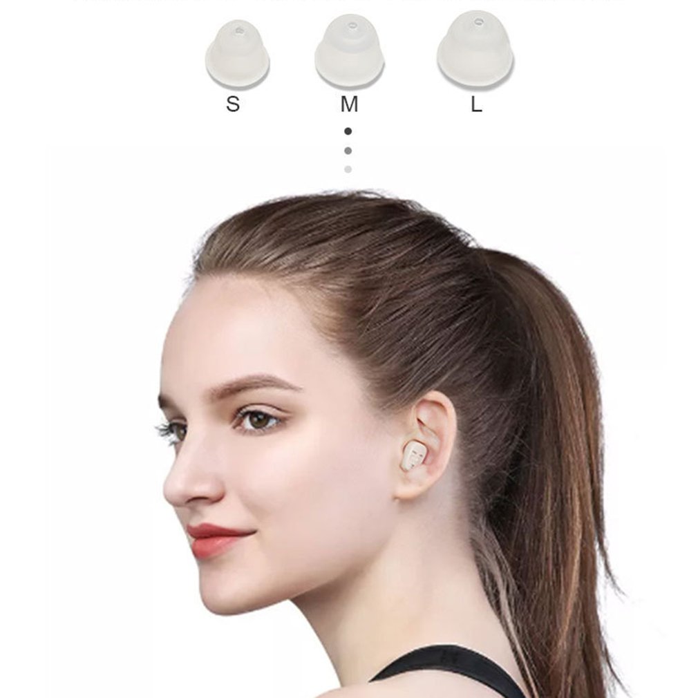 In Ear Hearing Aid Invisible Wide-Frequency No-Noise Super Mini Open-Fit Deaf Hearing Aids For Adults Elderly Children