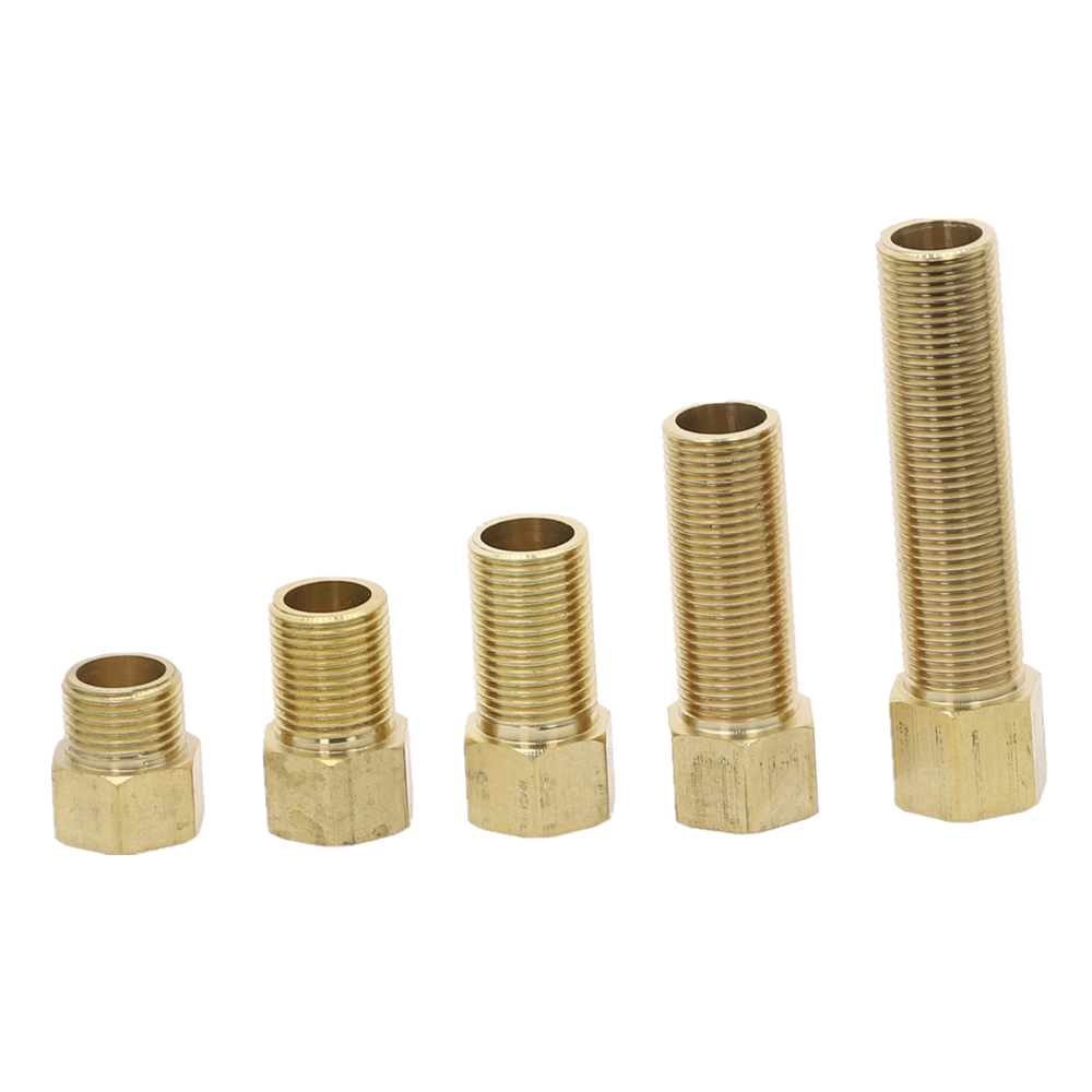 Messing Connector 1/2 "Bsp Man-vrouw Thread Veranderen Koppelstuk Recht In Adapter Fittings 28 Mm 40 Mm 50mm 70 Mm 100 Mm Lengte