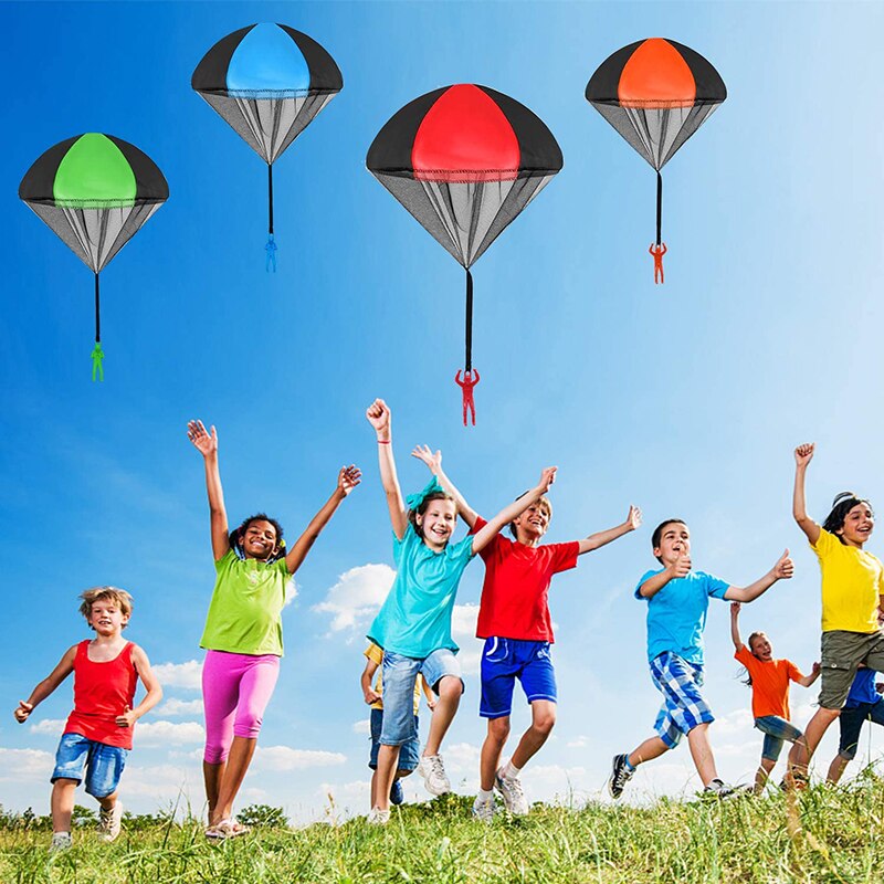 Sin enredos de juguete de paracaídas para niños y adultos, juguetes educativos para deportes al aire libre, 1 ud.