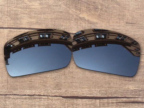 Vonxyz 20+ Color Choices Polarized Replacement Lenses for-Oakley Oil Drum Frame: Black Mirror