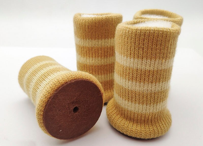 16/8/4 pièces meubles roulettes tasses couvre protecteur chaussettes tampons Polyester Table chaise jambes pieds couvre 5 Types: 16pcs / Type 2