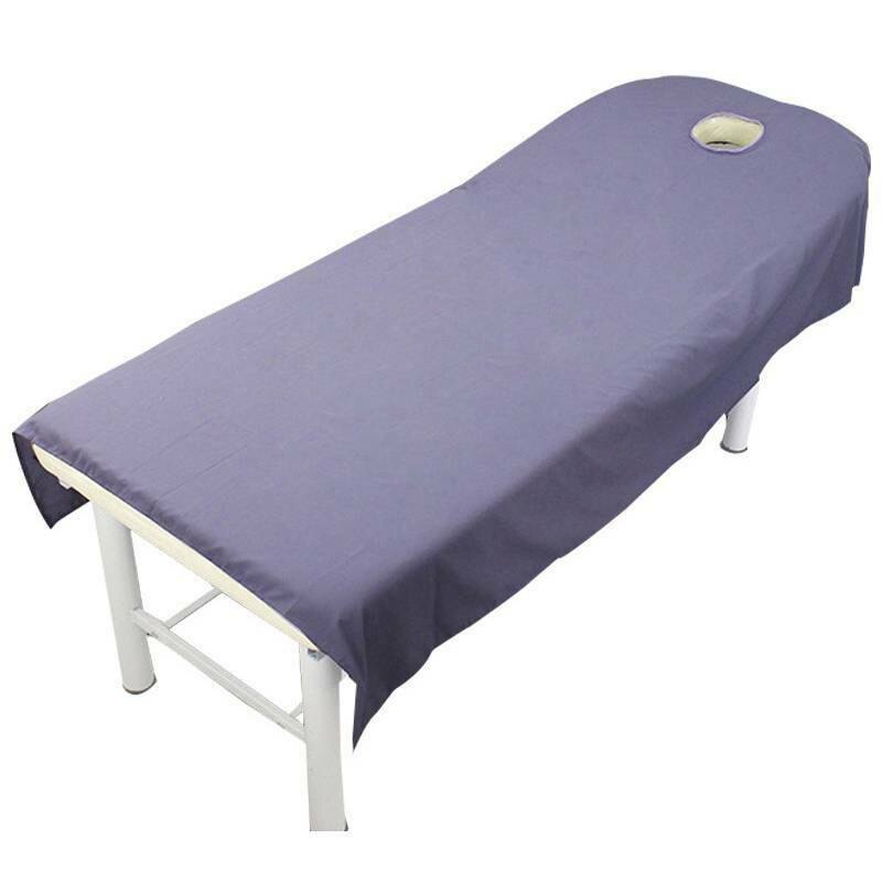 190Cm Massage Tafel Couch Cover Gezicht Gat Laken Protector Cosmetische Bed Schoonheid Blad Voor Salon Spa Voetverzorging winkel 6 Kleuren