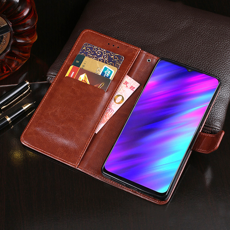 For Meizu M10 Case Wallet Flip Business Leather Capa Phone Case for Meizu M10 M918H Cover with Card Slot Accessories