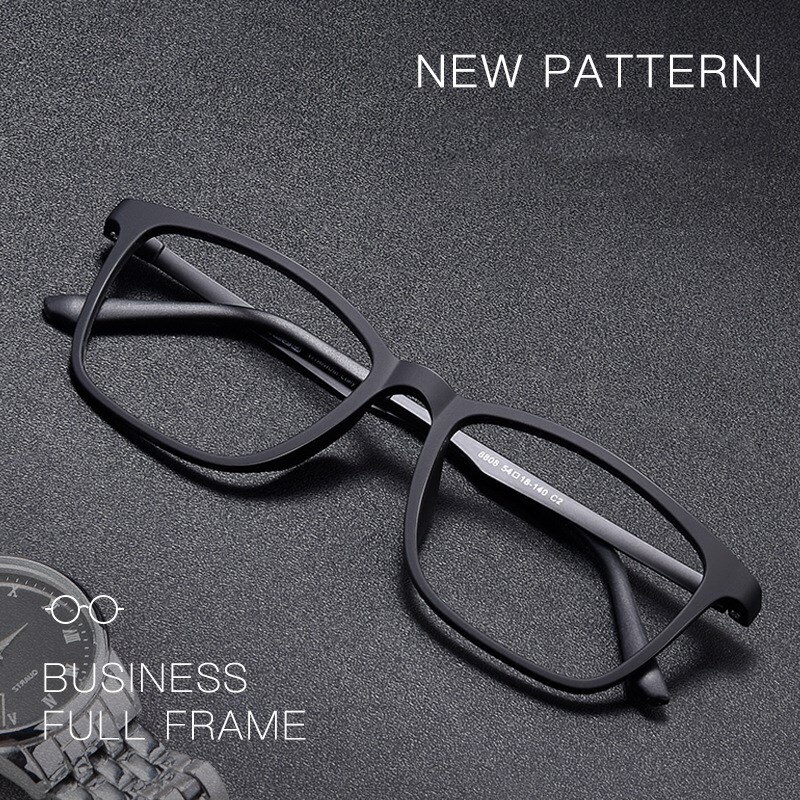 Yimatuili Comfortabele Vierkante Hoge Quali TR90 Eyewear Mannen Ultra Licht Puur Titanium Recept Brillen Frame Optica Y8808