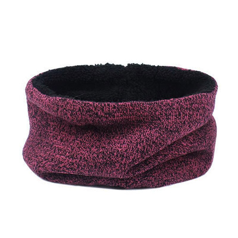 Hats Scarves Gloves Three-Piece Set Men Women Winter Warm Screen Touch Hat Thickscarf Glove Suits Boys Girls Beanies Scarf Set: Scarf D