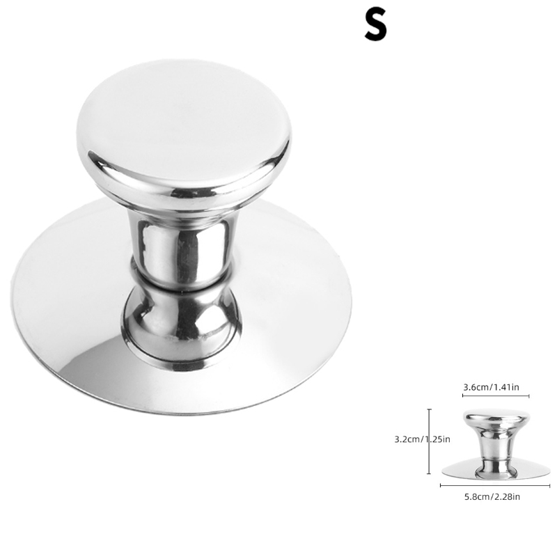 1pc Replacement Pot Pan Lid Hand Grip Knob Handle Cover Pot Handle Kitchen Cookware Kitchen Supplies: Brown