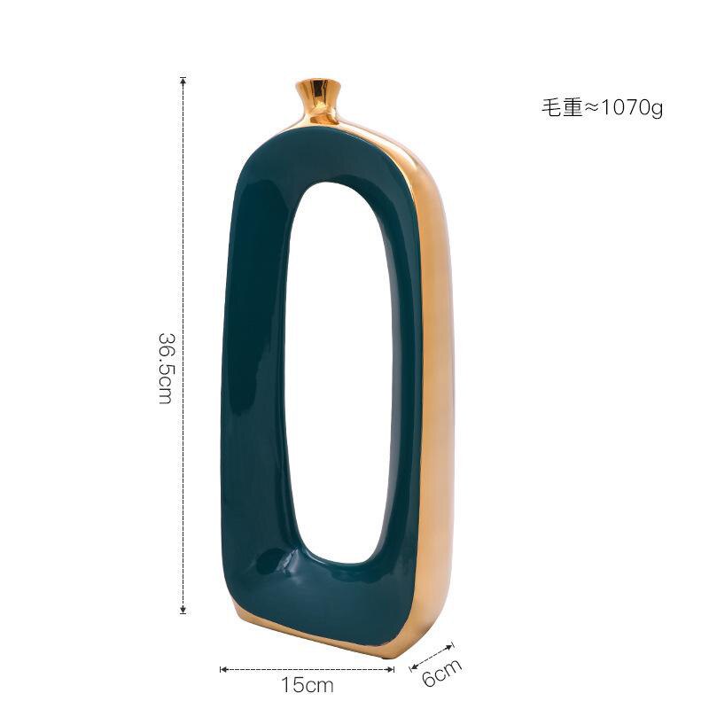 Keramik Blume Vase Wohnzimmer Veranda Regal Dekoration Trockenen Blume Flasche Anordnung Vasen Schreibtisch Ornament Einrichtungs Artikel: 9