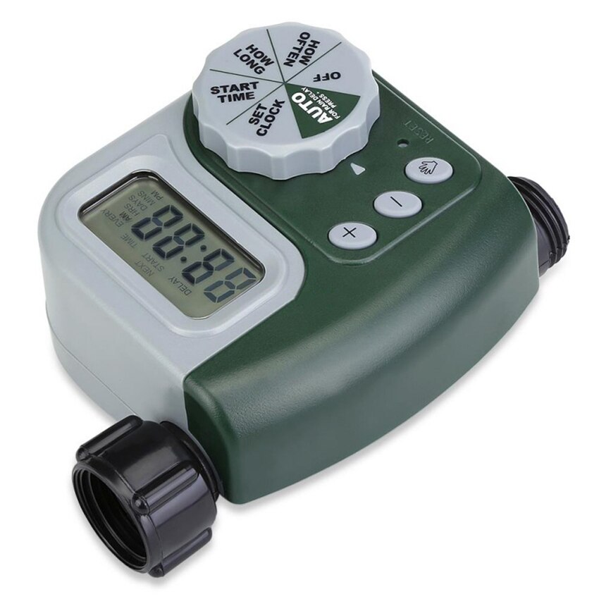 Eine Steckdose Einzelnen-Zifferblatt Schlauch Bewässerung Timer, schlauch Timer Sprinkler-Timer mit Filter Wasserhahn Digitale Bewässerung Timer für Garten Rasen