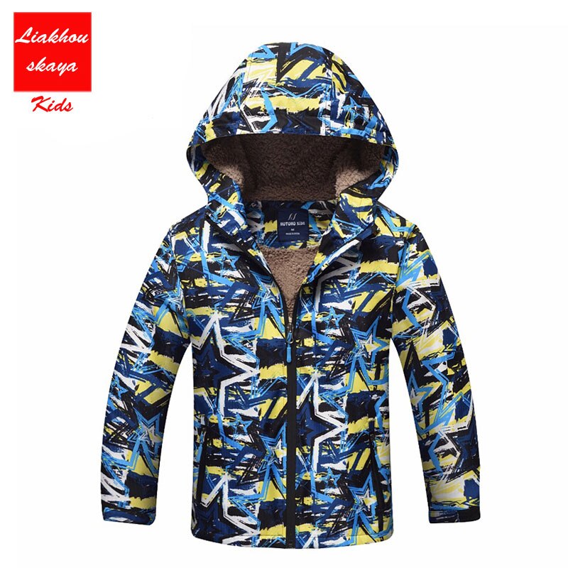 Liakhouskaya 2018 Bambini Giacca Invernale Caldo Delle Ragazze Dei Ragazzi del Cappotto Della Tuta Sportiva Abbigliamento Per Bambini Double-deck Impermeabile Antivento Addensare: 5