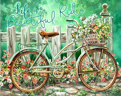 Evershine målning efter siffror kit handmålad cykel ritning canvas vuxen nummer målning väggkonst heminredning: Szes -276