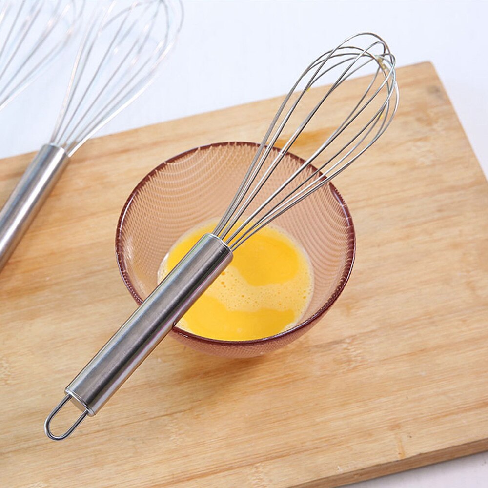 8/10/12 inch roestvrijstalen garde voor het roeren van eieren, handmatige eierklopper, keukenbakgerei, roombotergarde