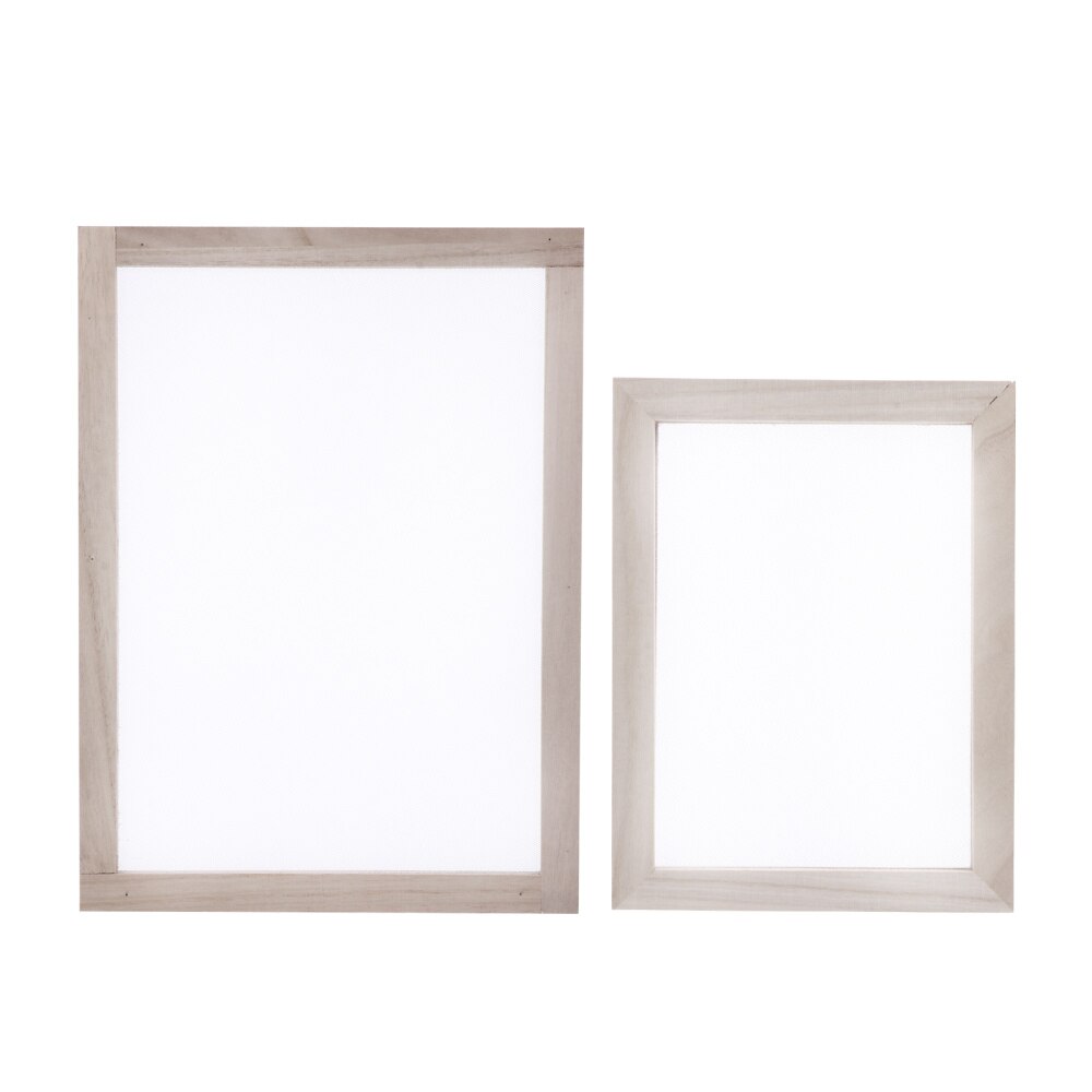 2Pcs Paper Making Frame Traditional Classic Screen Printing Frame Paper Making Mould: Default Title