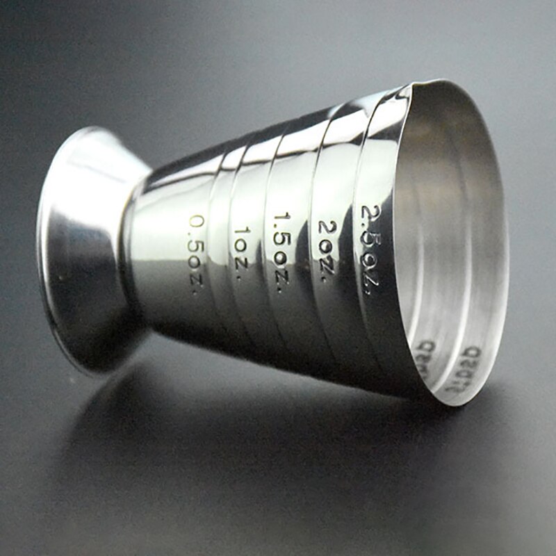 Stainless Steel Measuring Shot Cup Ounce Bar Cocktail Drink Mixer Liquor Measuring Cup Measurer Kitchen Bar Measuring Tool K802