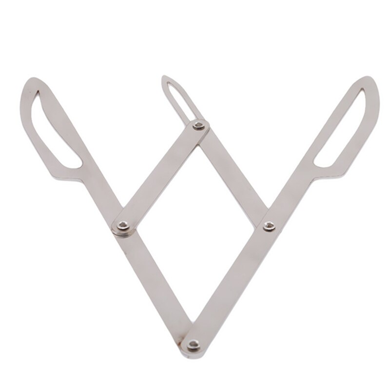 1PC Goldene Verhältnis Messen Mikro Inlineskating Edelstahl Herrscher dauerhaft machen-hoch Augenbrauen Tätowierung Bremssättel Schablone